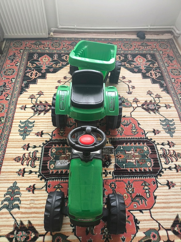 römorklu pedallı traktör - 3