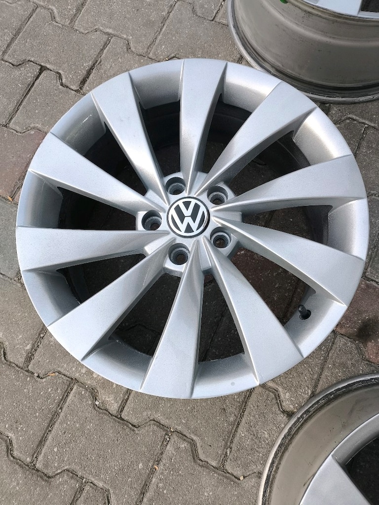 18" VW İNTERLAGOS JANT TAKIMI 5*112 TEMİZ - 4