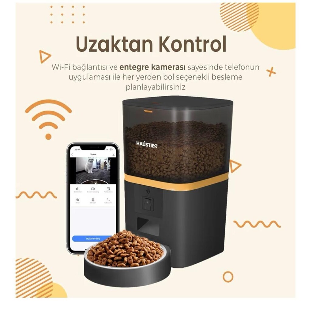 otomatik kedi mama kabı-kutulu hiç açılmadı - 2