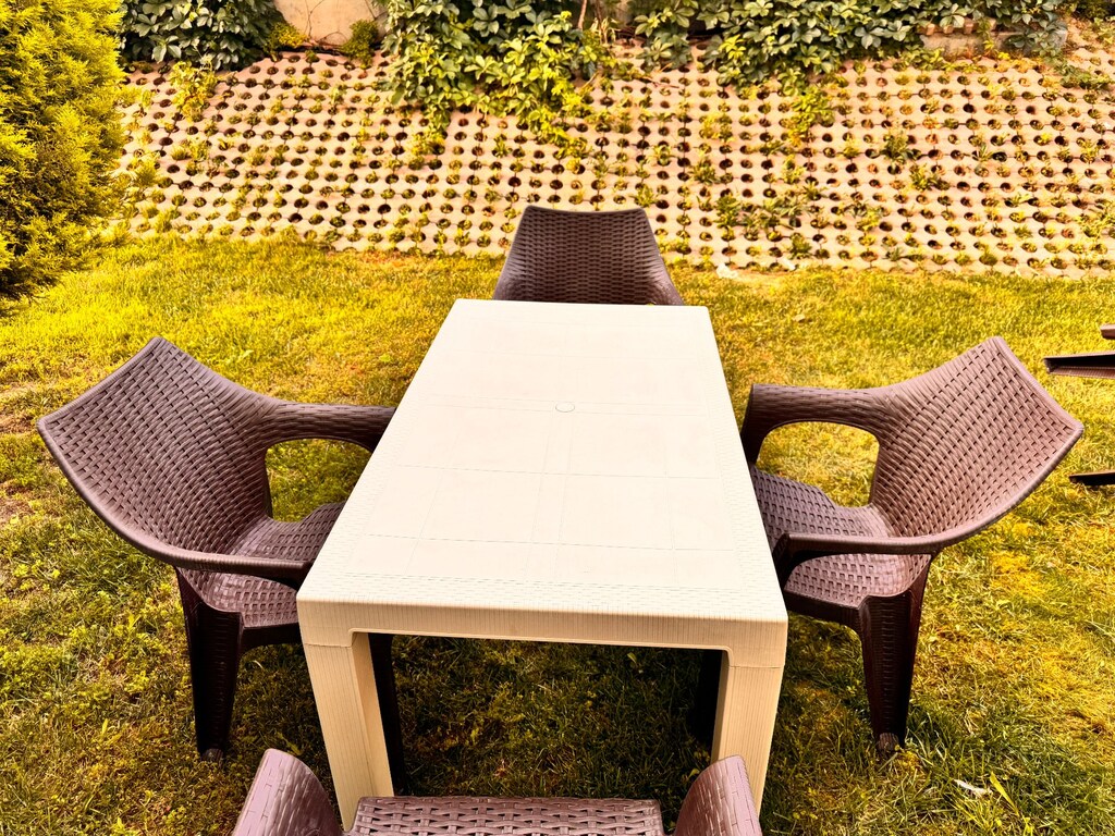 Çok Temiz Bahçe/Balkon Masası ve 4 Adet Sandalye Takımı - 4