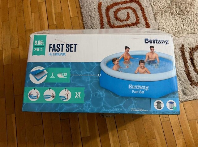 Bestway Fast Set Şişme Havuz Seti Yuvarlak 3,05 M x 76 cm
