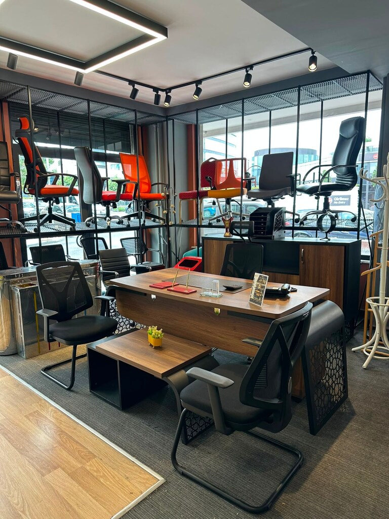 KLAS OFİS ÜSKÜDAR 220x85 cm MAKAM TAKIMI SIFIR - 3
