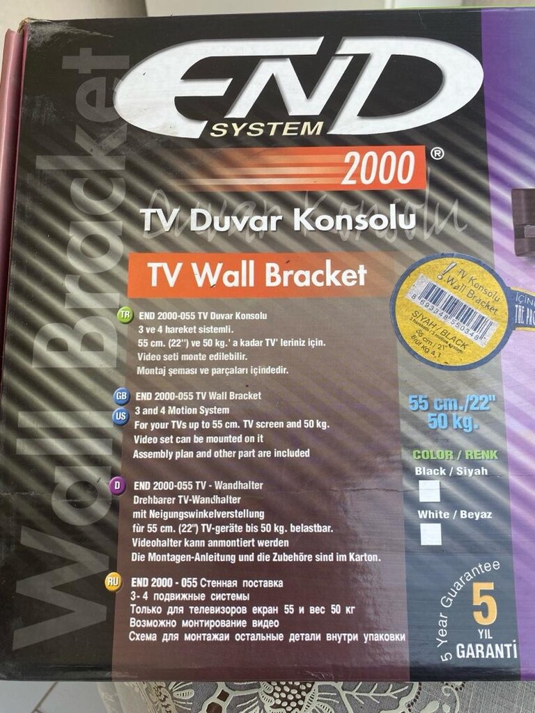 TV DUVAR KONSOLU SIFIR HİÇ KULANILMADI - 4