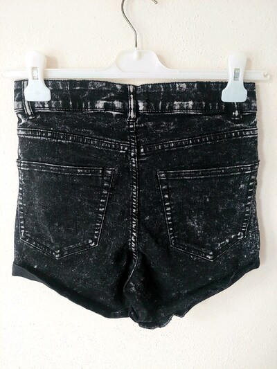 DIVIDED-H&M bayan lycralı Jean şort