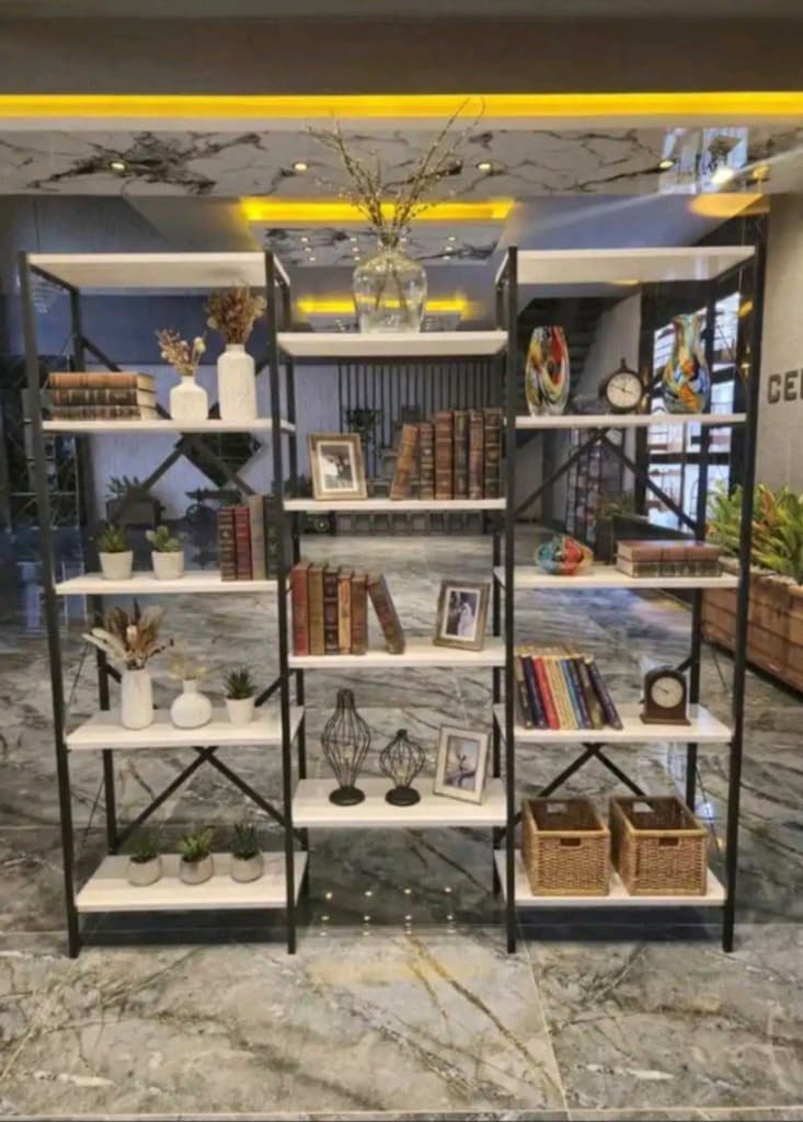Çok Katlı Modern Kitaplık ve Raf Ünitesi - 14