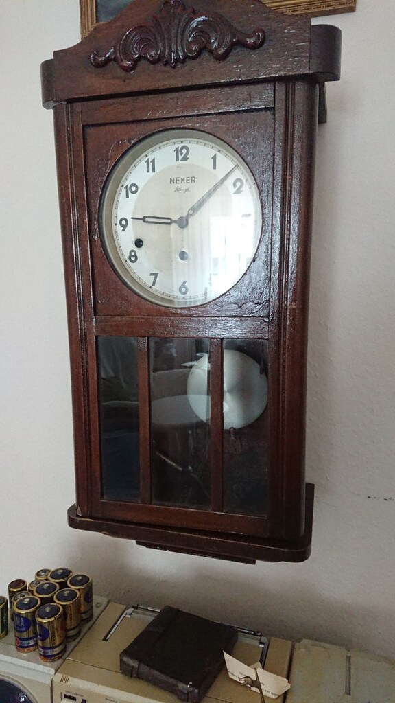 Neker Kienzle Alman Yapımı Mekanik Kurmalı Duvar Saati - 12