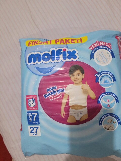 bebek bezi molfix 7 numara