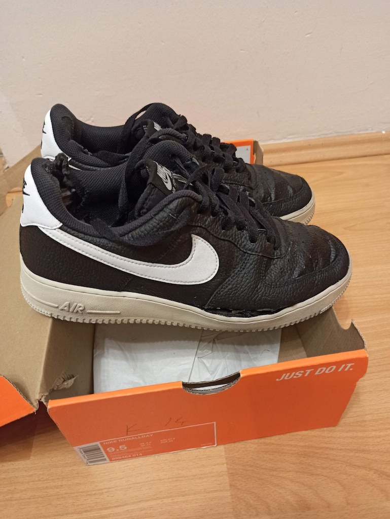 Orjinal Nike Siyah-Beyaz Düşük Bilekli Sneaker - 7