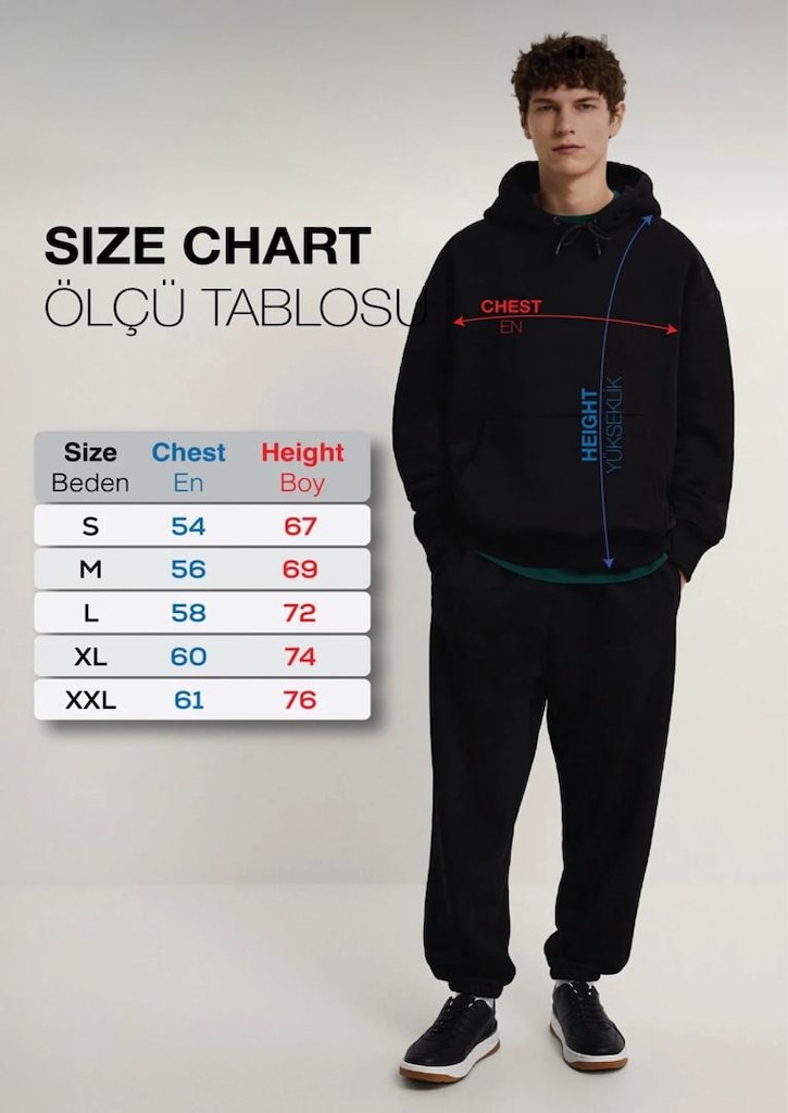 İçi Şardonlu Sweatshirt | Toptan & Perakende (İsteğe Göre Özel Baskılı - 6