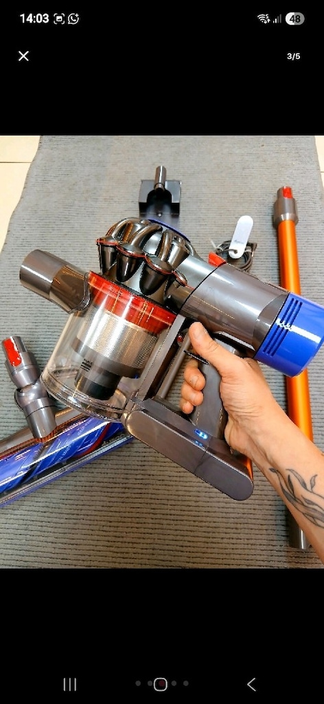 Dyson V8 Orijinal Garantili Teşhir (Outlet) Şarjlı Süpürge (Koyu Gri) - 2