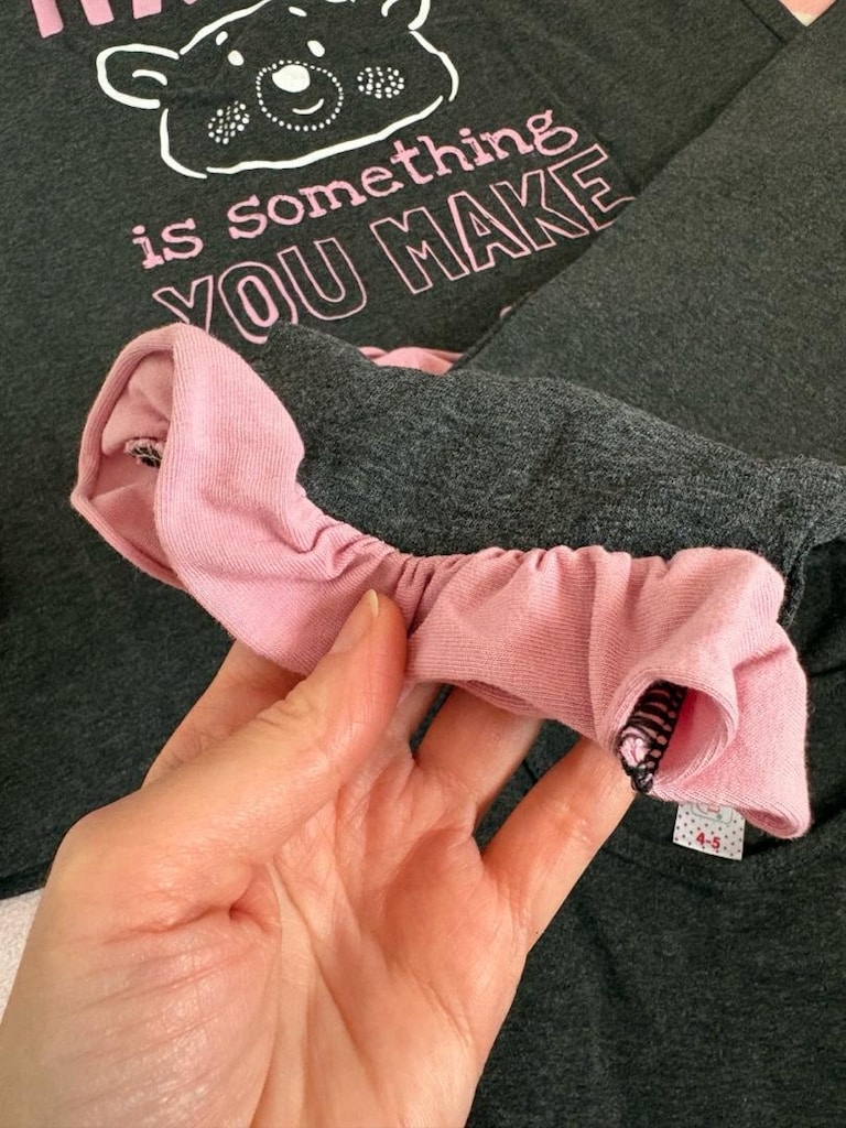 Anne kız pijama seti M ve 4/5 yaş - 5