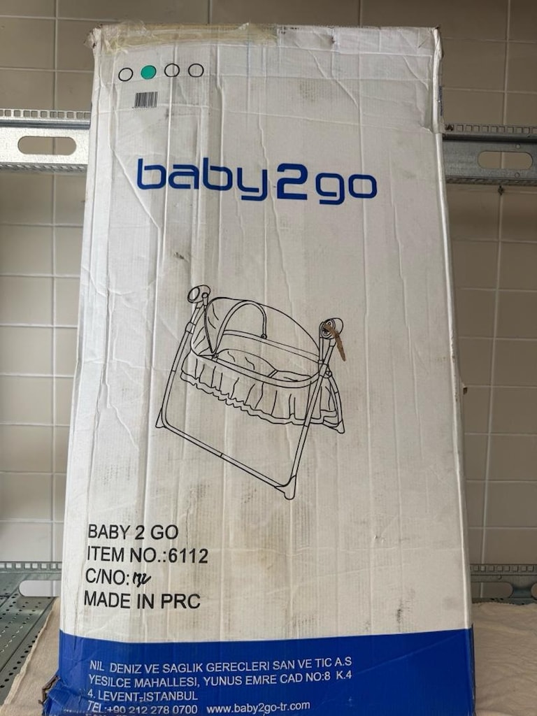 Sıfır Kutuda - Baby2Go 6112 Elektrikli & Kumandalı Anne Yanı Beşik - 2