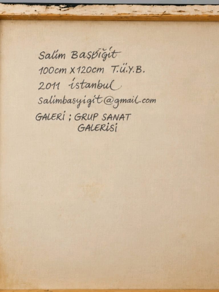 Salim Başyiğit - Orijinal Yağlı Boya (100x120 cm) - 3