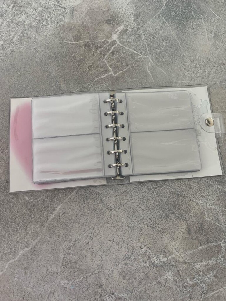 black pink foto kart koymak için binder - 2