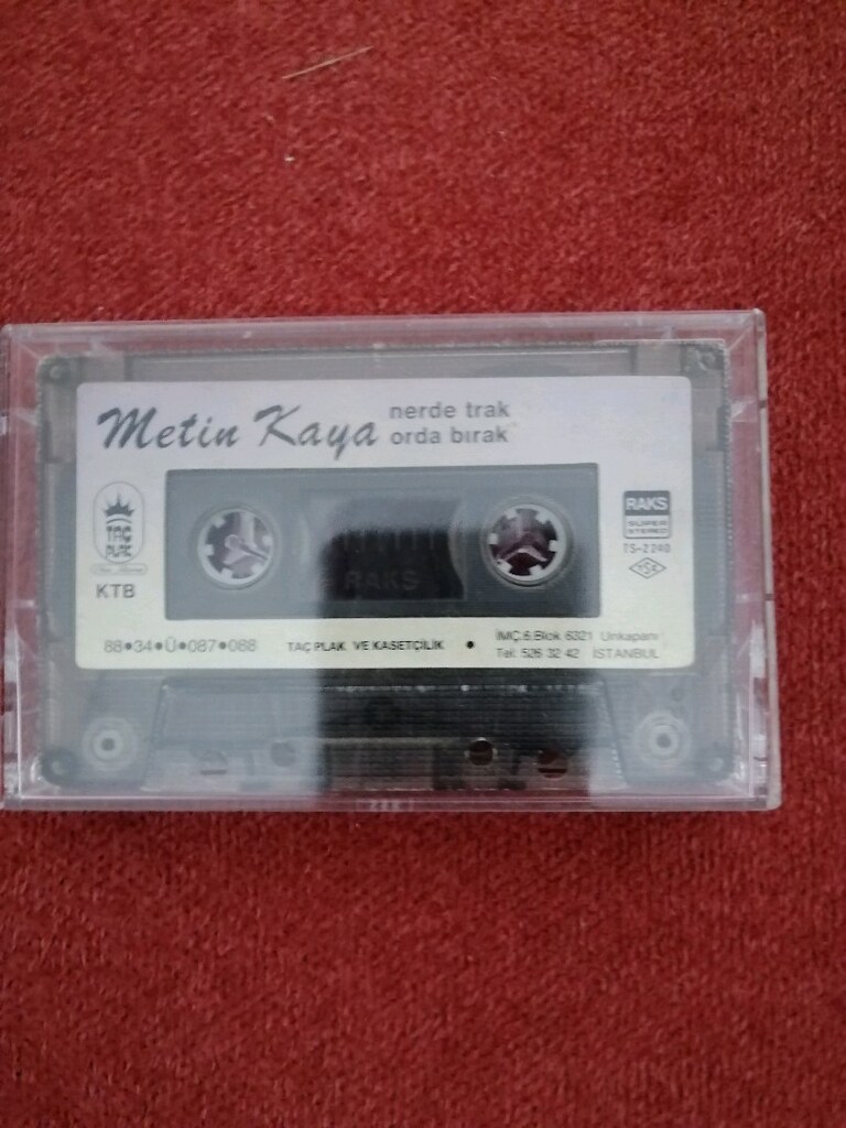 METİN KAYA /NERDE TRAK ORDA BIRAK KASET NADİR BULUNUR - 4