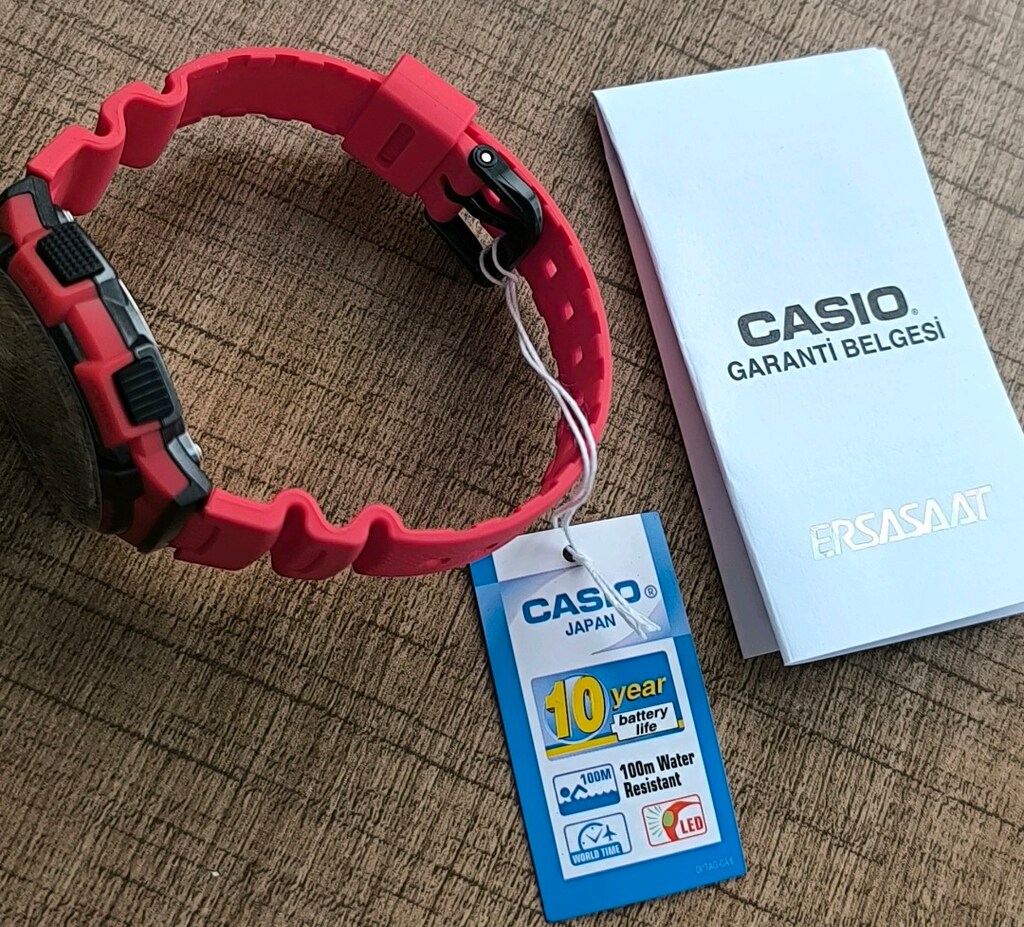Casio Dünya Saatli Dijital Spor Kol Saati - 4