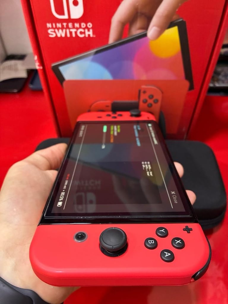ÇİPLİ 256GB MARIO EDITION NİNTENDO SWİTCH OLED+ÇANTA - 4