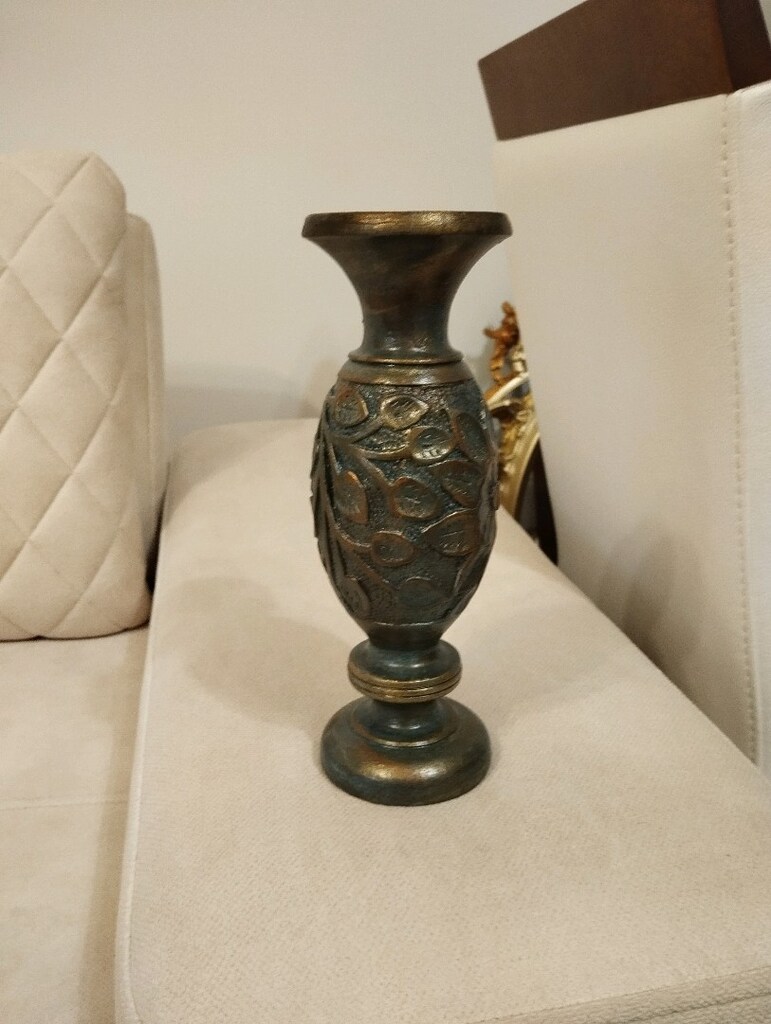Ahşap Şamdan çiçeklik - 3