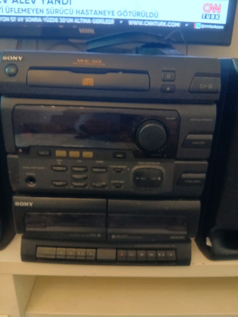 SONY MHC-5OI MARKA RADYO CD KASET ÇALAR - 5