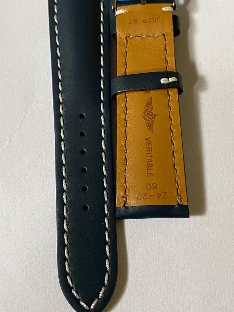 Breitling 24 mm lacivert kordon tokalı - 2