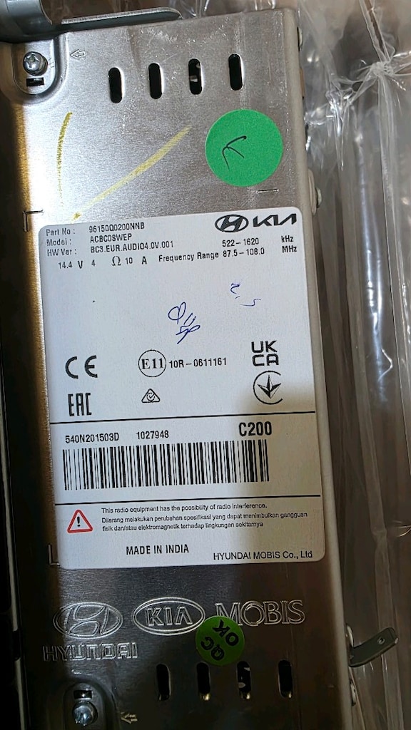 i20 (2023-Yeni Kasa) Orijinal Teyp (Hiç kullanılmadı) - 2