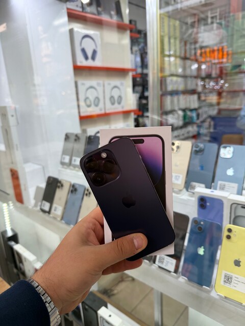 İPHONE 14 PRO 128GB PİL%75 MOR TEMİZ TR!