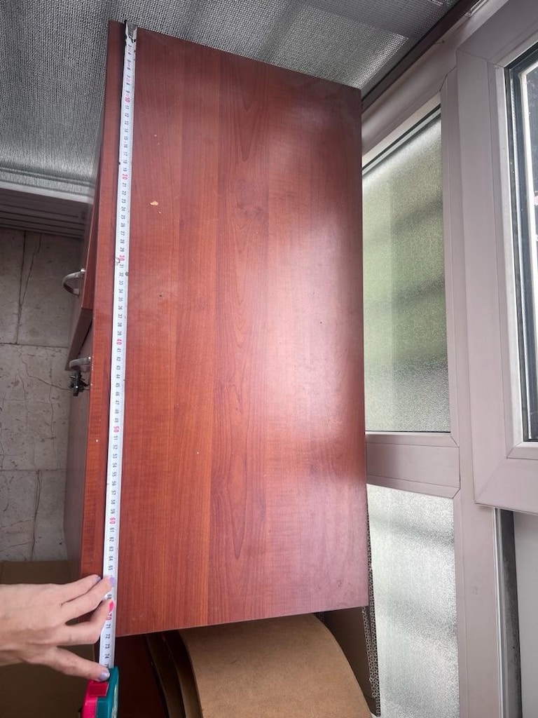 Metal ayaklı Ahsap Ofis Dolabı - 5