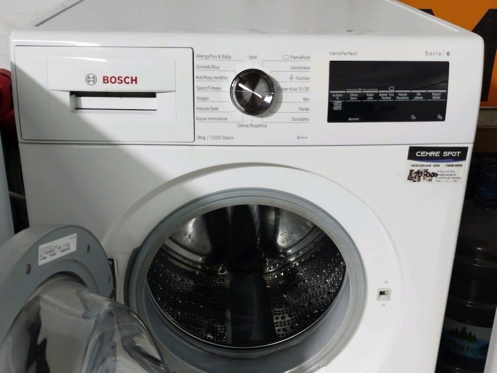 BOSCH 9 KG ÇAMAŞIR MAKİNESİ İZMİR İÇİ 3 AY GARANTİMİZ VARDIR - 4