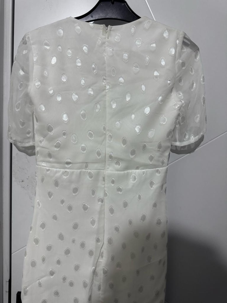 beyaz mini elbise - 4
