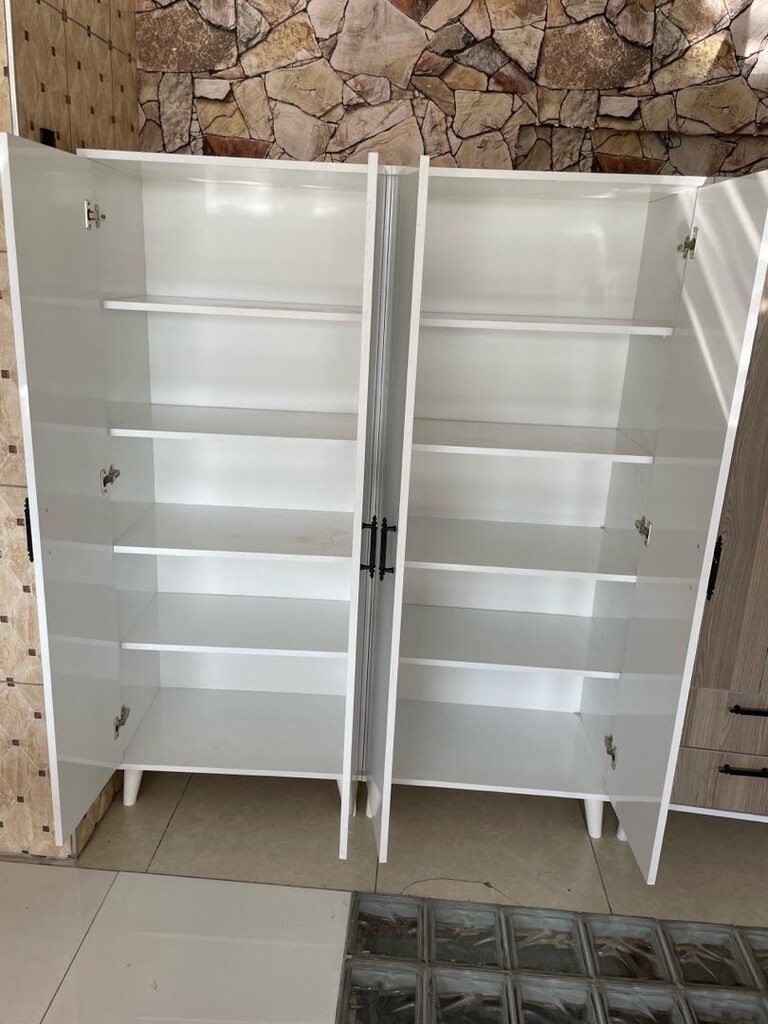 4 Kapaklı raflı elbıse dolabı - 4