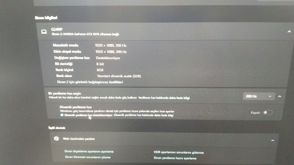 KOORUİ 200 Hz 24” Oyun Monitörü - 5