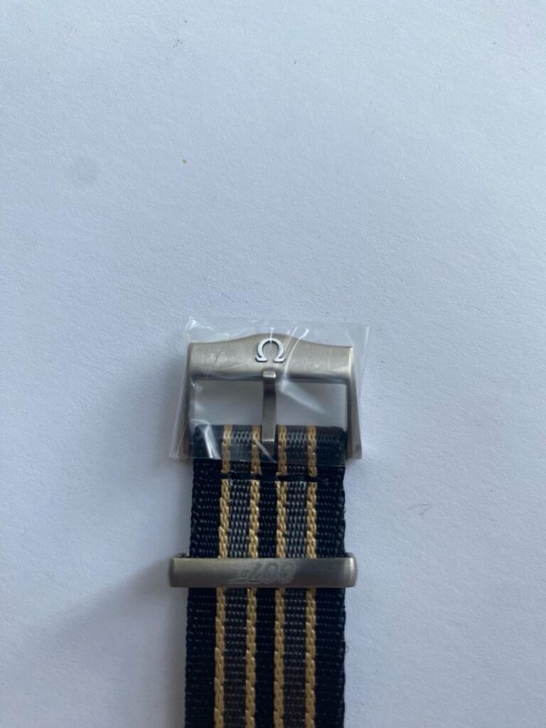 omega James Bond Titanyum tokalı hasır kordon 20 mm - 4