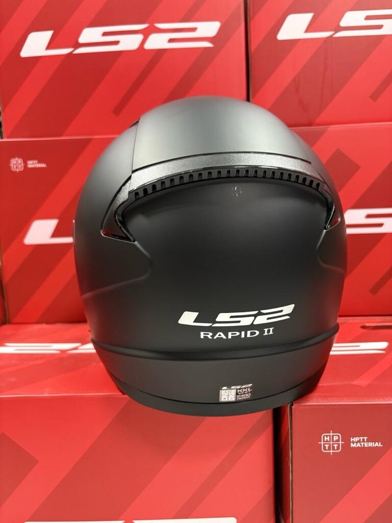ls2 rapıd 2 mat siyah kask - 4