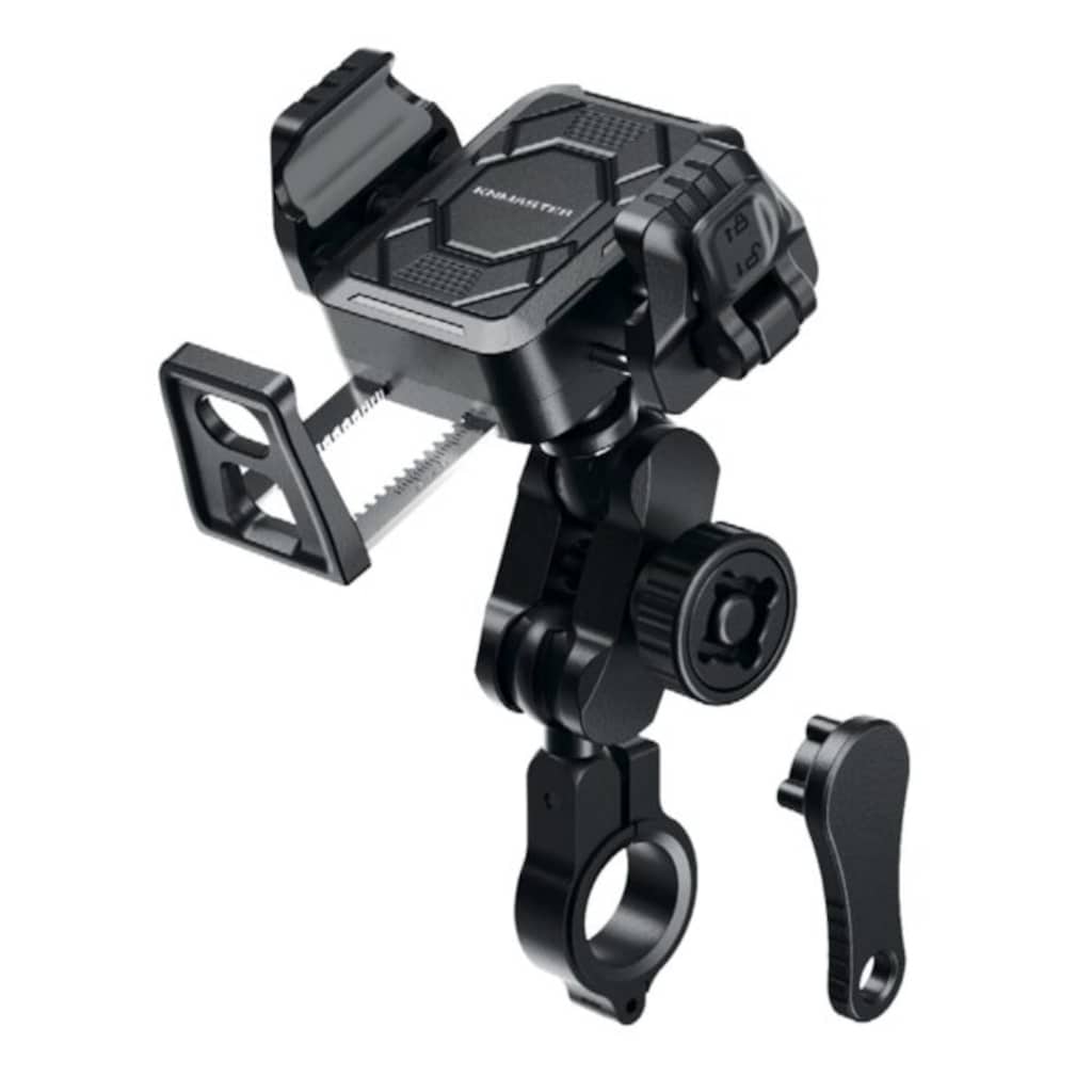 KNMASTER TT890L Titreşim Önleyicili Motosiklet Telefon Tutucu - 7