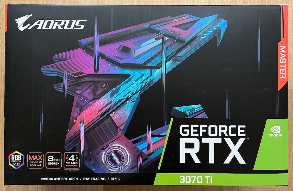 Gigabyte AORUS GeForce RTX 3070 Ti MASTER 8G. - 3