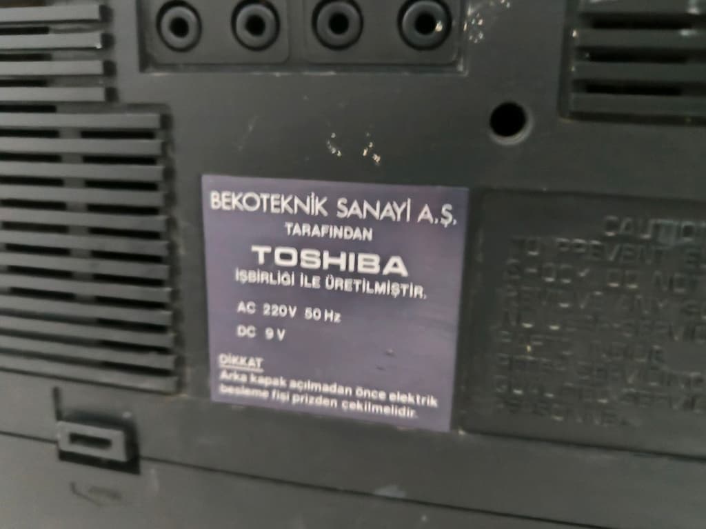 Toshiba Radyo Kaset Çalar - 5