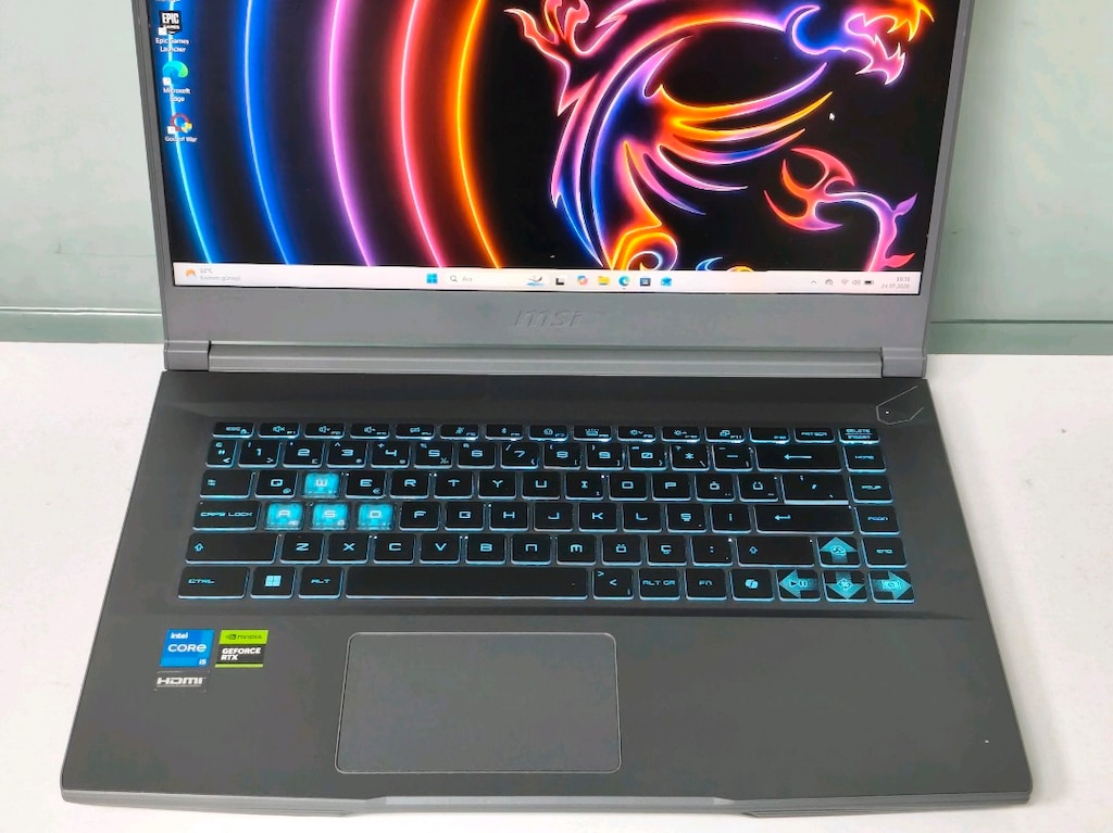 MSI İ5 12450H 16GB RAM 4GB RTX 3050 OYUNCU 14 AY GARANTİLİ LAPTOP - 3