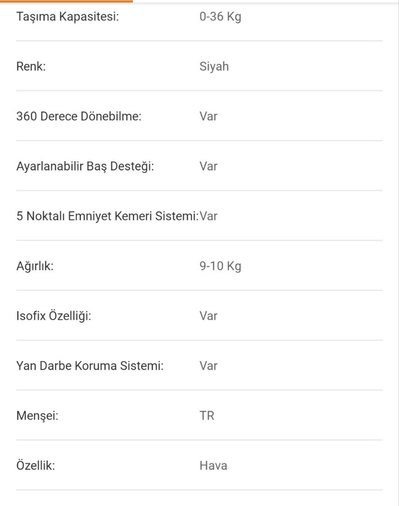 0-36 kg convers oto koltuğu - 7