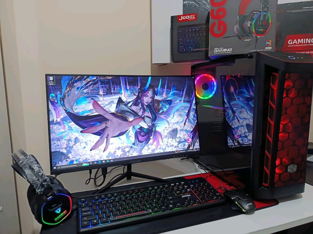 RYZEN 5 2600/RX 580 8 GB/16GB RAM/24 İNÇ SIFIR EKRAN HER ŞEY DAHİL SET - 4