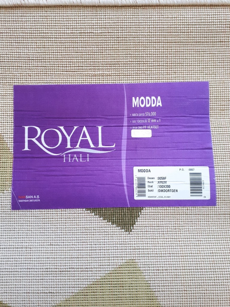1 adet sıfır Royal halı-2 farklı desen - 3
