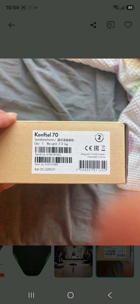 konftel 70 siyah mikrofonlu hoparlör - 4