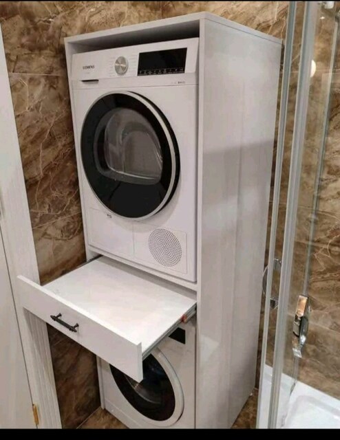 İmalattan MDF çamaşır kurutma makinesi dolabı