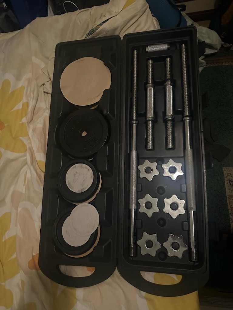 YORK 50kg Black Iron BB/DB Ağırlık Seti - 10