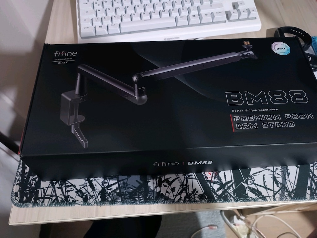 Hyper X Quad Cast Mikrofon + fifine BM88 Stand - 4