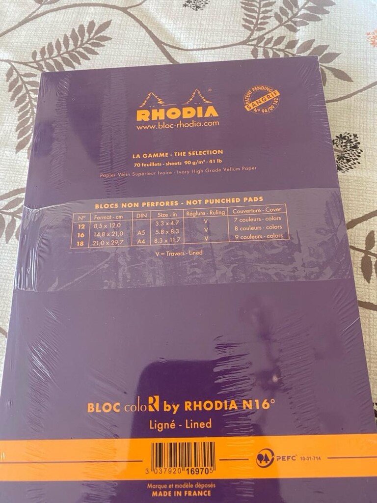 Rhodia Color No:16 A5 Çizgili Üstten Zımbalı İvory Kağıtlı Defter - 3