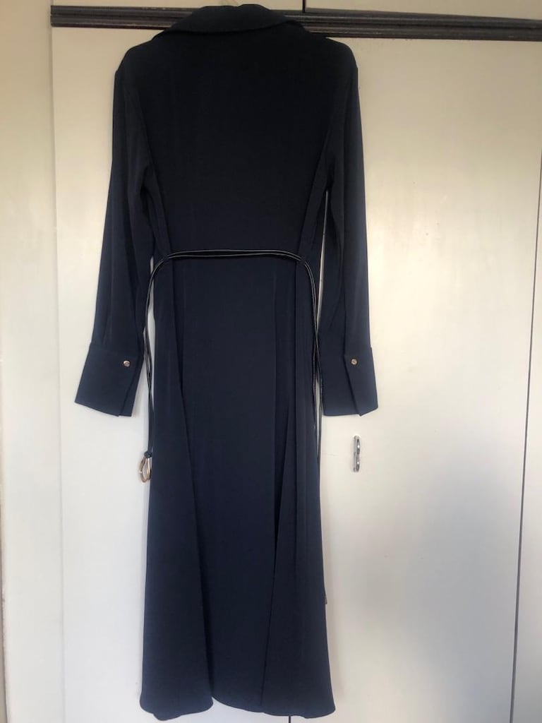 Mango Lacivert Elbise - 7