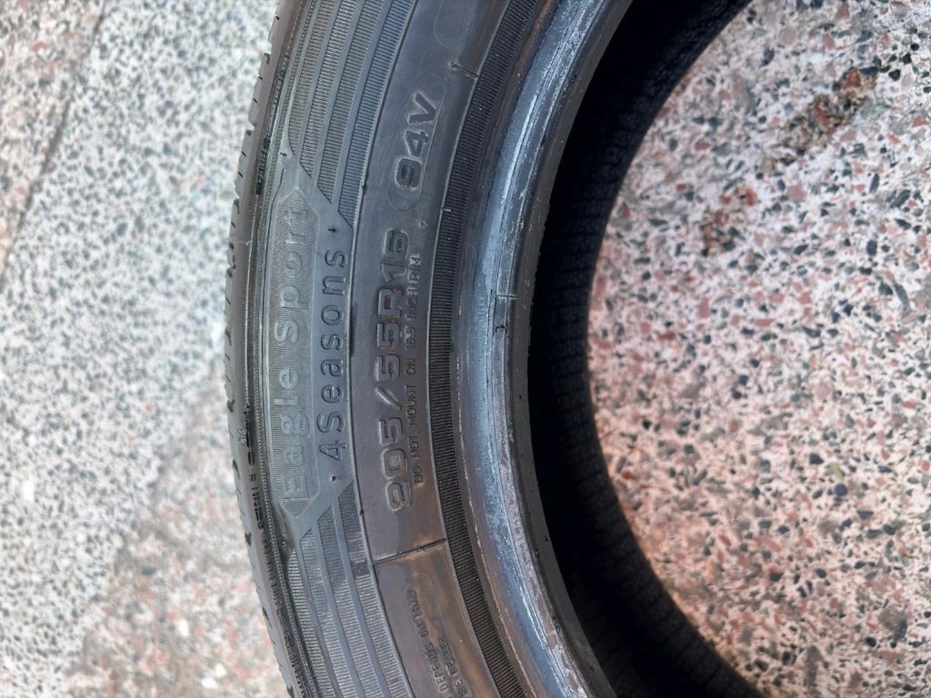 Goodyear marka 4 mevsim 4adet 205 .55.16 ĺ lastik.bir hafta kullanıldı - 3