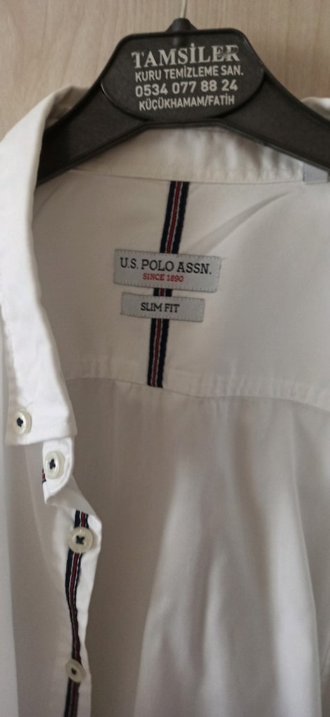 Sıfır gibi Orjinal U.s polo XXL Oxford beyaz gömlek - 10