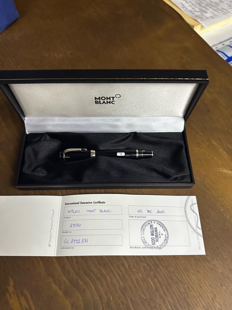 Montblanc Bohème Noir Platinum Dolma KalemRef. 25110 Full Set - 3
