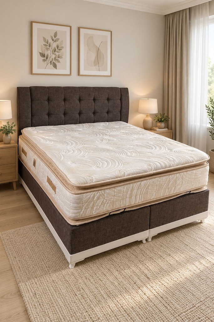 2. EL ÇIFT KIŞILIK BAZA YATAK VE BAŞLIK - 2